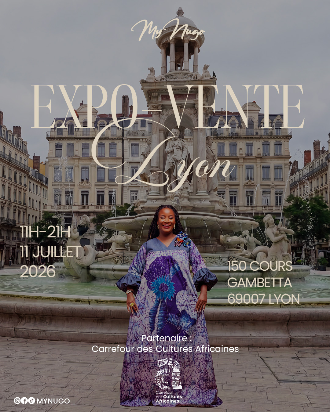 MY NUGO Expo-Vente Défilé Lyon — 11 Juillet 2026